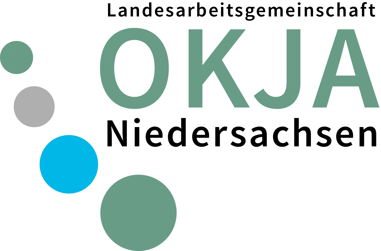 Das Logo des LAG OKJA