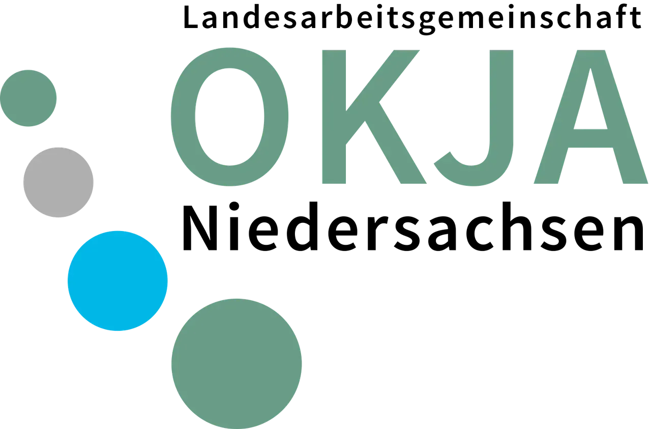 Das Logo des LAG OKJA